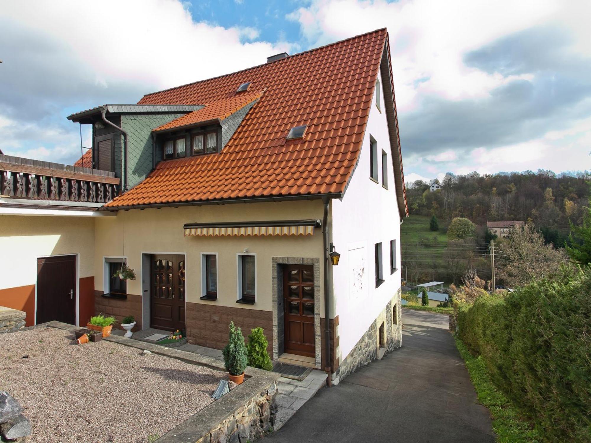 Lovely Holiday Home In The Thuringian Forest With Roof Terrace And Great View Bad Liebenstein Exteriör bild