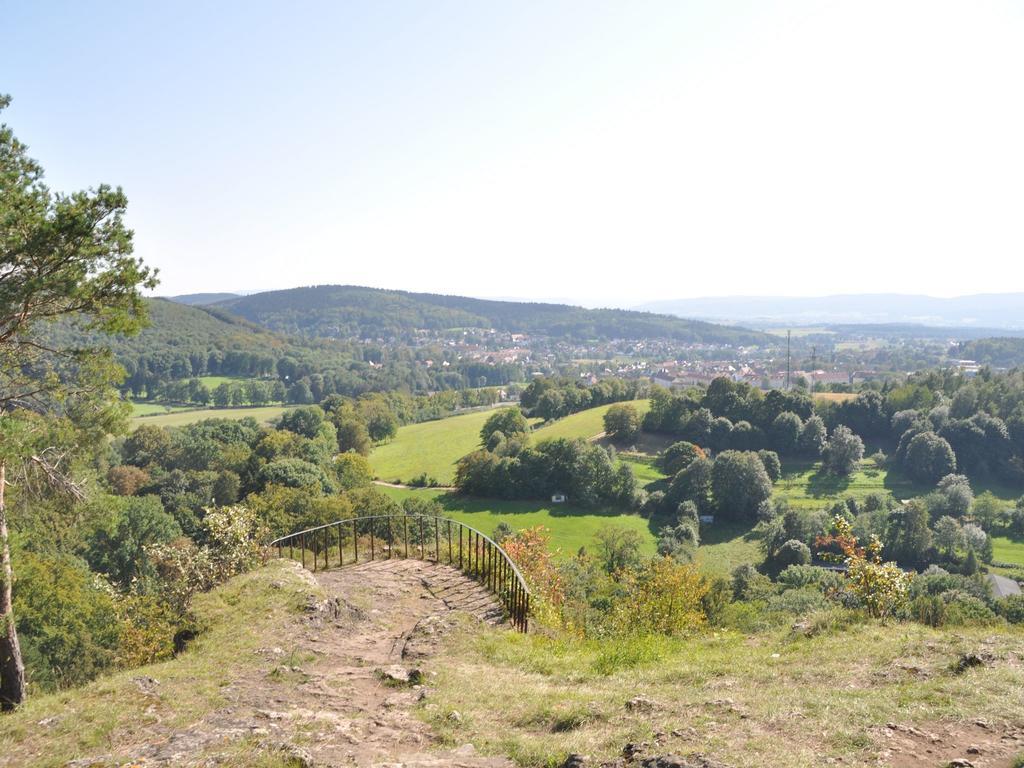 Lovely Holiday Home In The Thuringian Forest With Roof Terrace And Great View Bad Liebenstein Exteriör bild